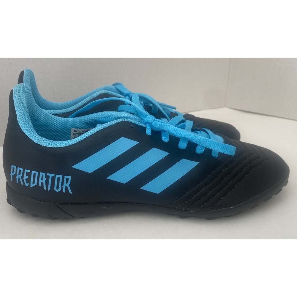 Adidas Predator 19.4 FG soccer cleats mens‎ size 6 Blue/ Black